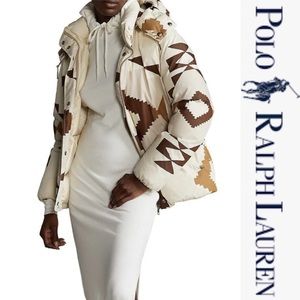 Polo Ralph Lauren Southwestern Puffer Down Jacket Coat*NWT